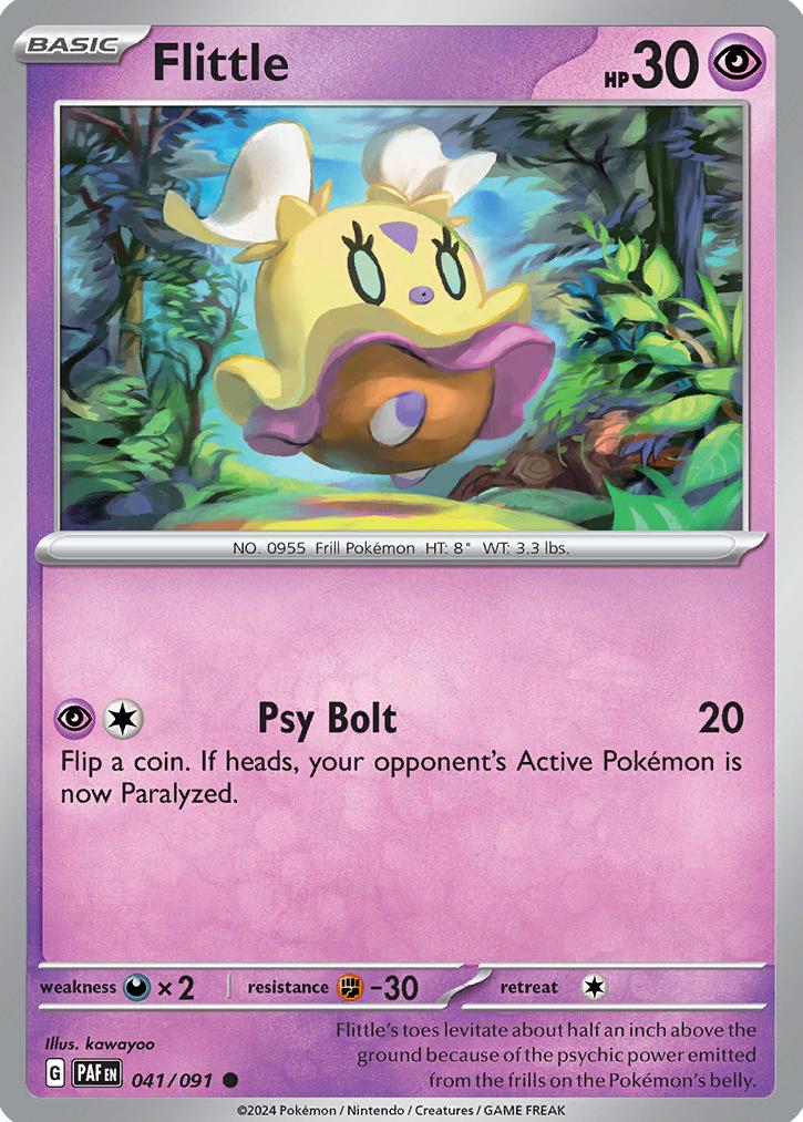Flittle 2024 Pokemon Scarlet & Violet Paldean Fates