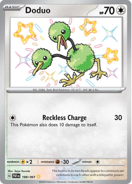Doduo 2024 Pokemon Scarlet & Violet Paldean Fates