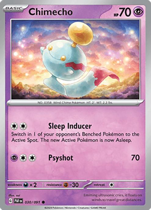 Chimecho 2024 Pokemon Scarlet & Violet Paldean Fates