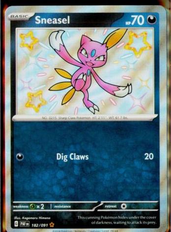 Sneasel 2024 Pokemon Scarlet & Violet Paldean Fates