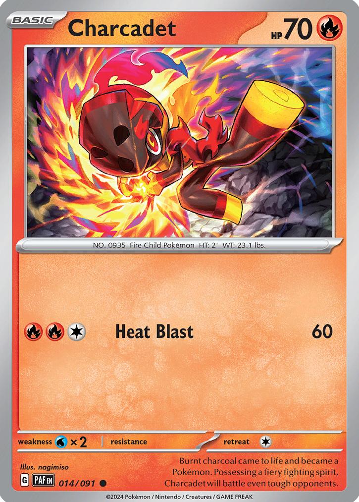 Charcadet 2024 Pokemon Scarlet & Violet Paldean Fates