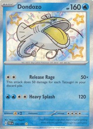 Dondozo 2024 Pokemon Scarlet & Violet Paldean Fates