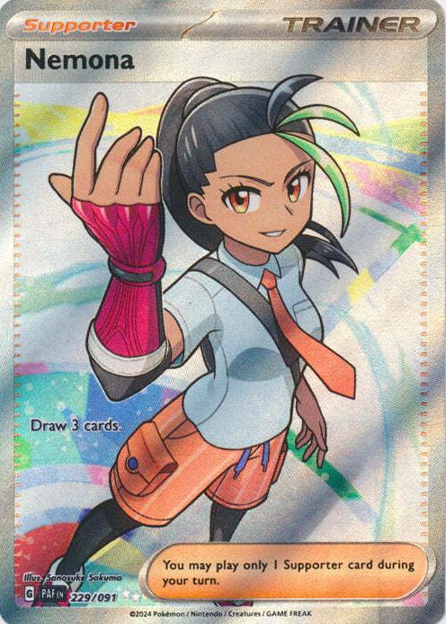 Nemona 2024 Pokemon Scarlet & Violet Paldean Fates