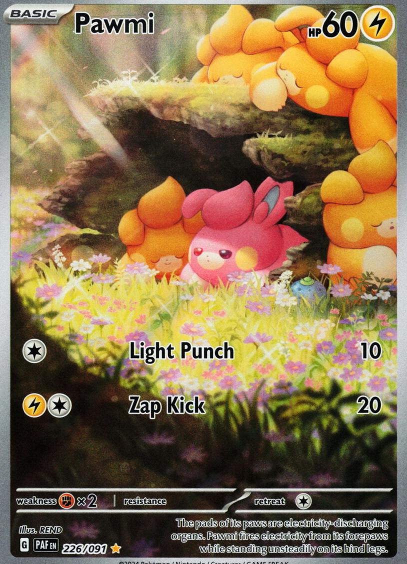 Pawmi 2024 Pokemon Scarlet & Violet Paldean Fates