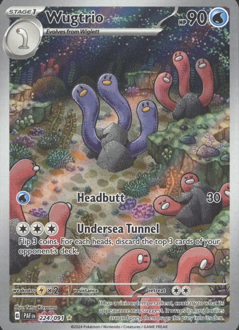 Wugtrio 2024 Pokemon Scarlet & Violet Paldean Fates
