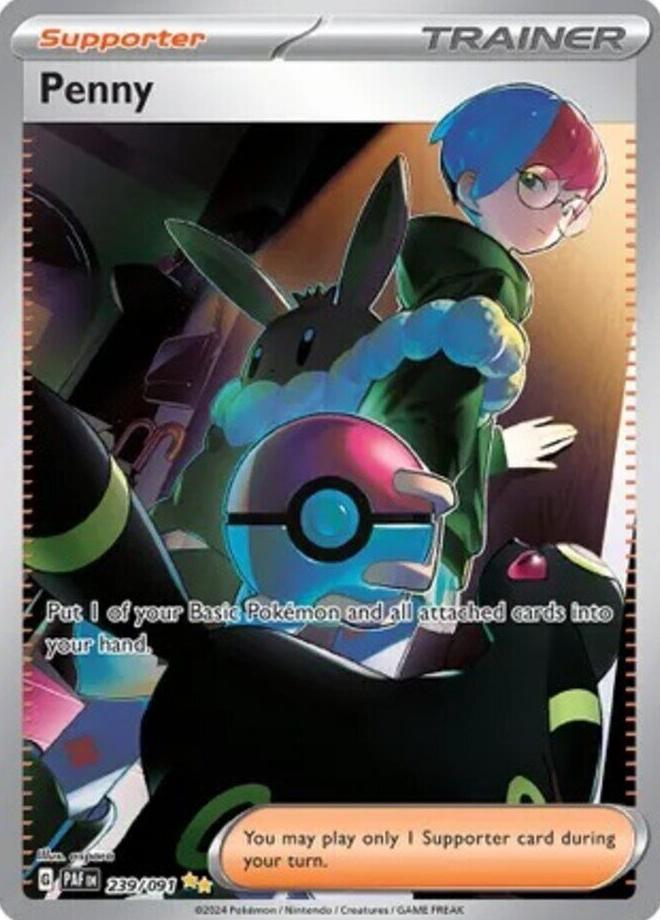 Penny 2024 Pokemon Scarlet & Violet Paldean Fates