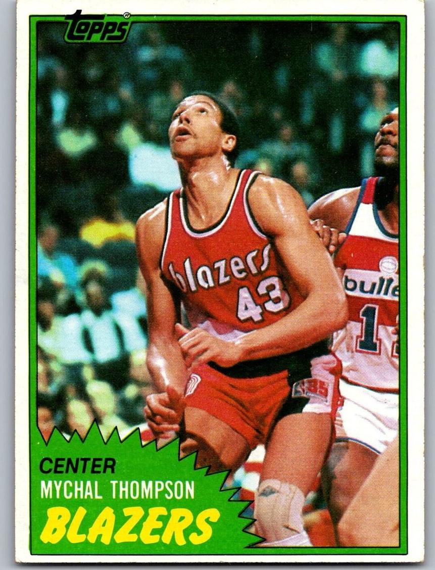 1981 Mychal Thompson #36