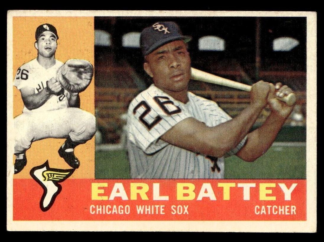 1960 Topps Earl Battey #328 card