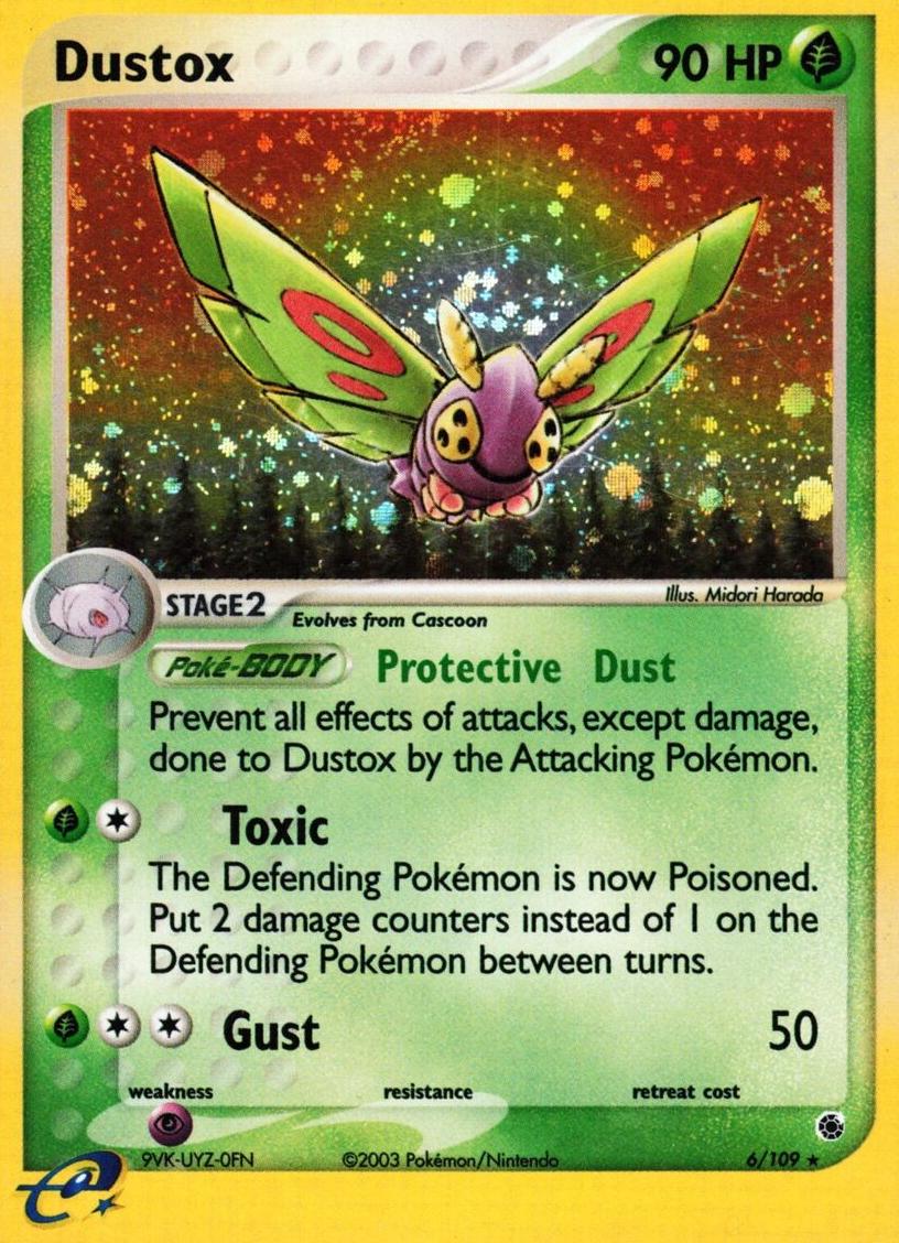 Dustox Holo 2003 Pokemon EX Ruby & Sapphire