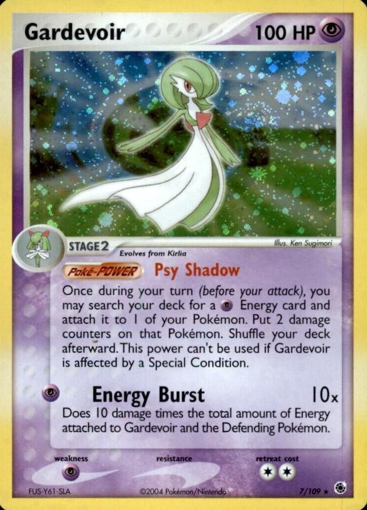 Gardevoir Holo 2003 Pokemon EX Ruby & Sapphire