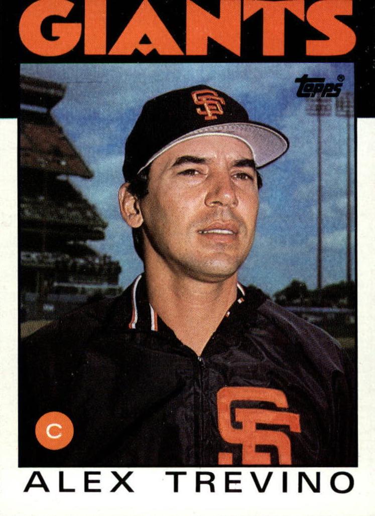 1986 Alex Trevino #444