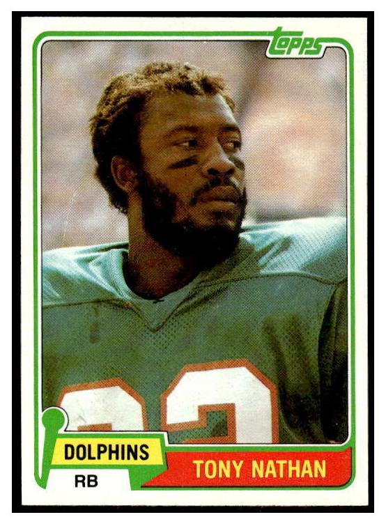 1981 Tony Nathan #506