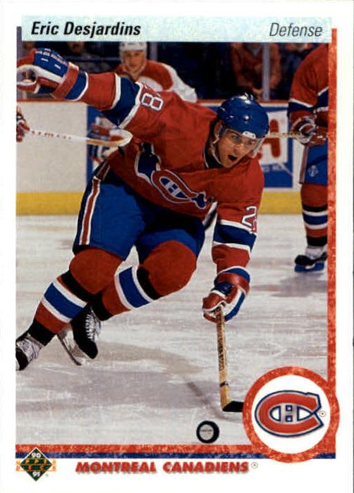 1990 Upper Deck Eric Desjardins #428 card