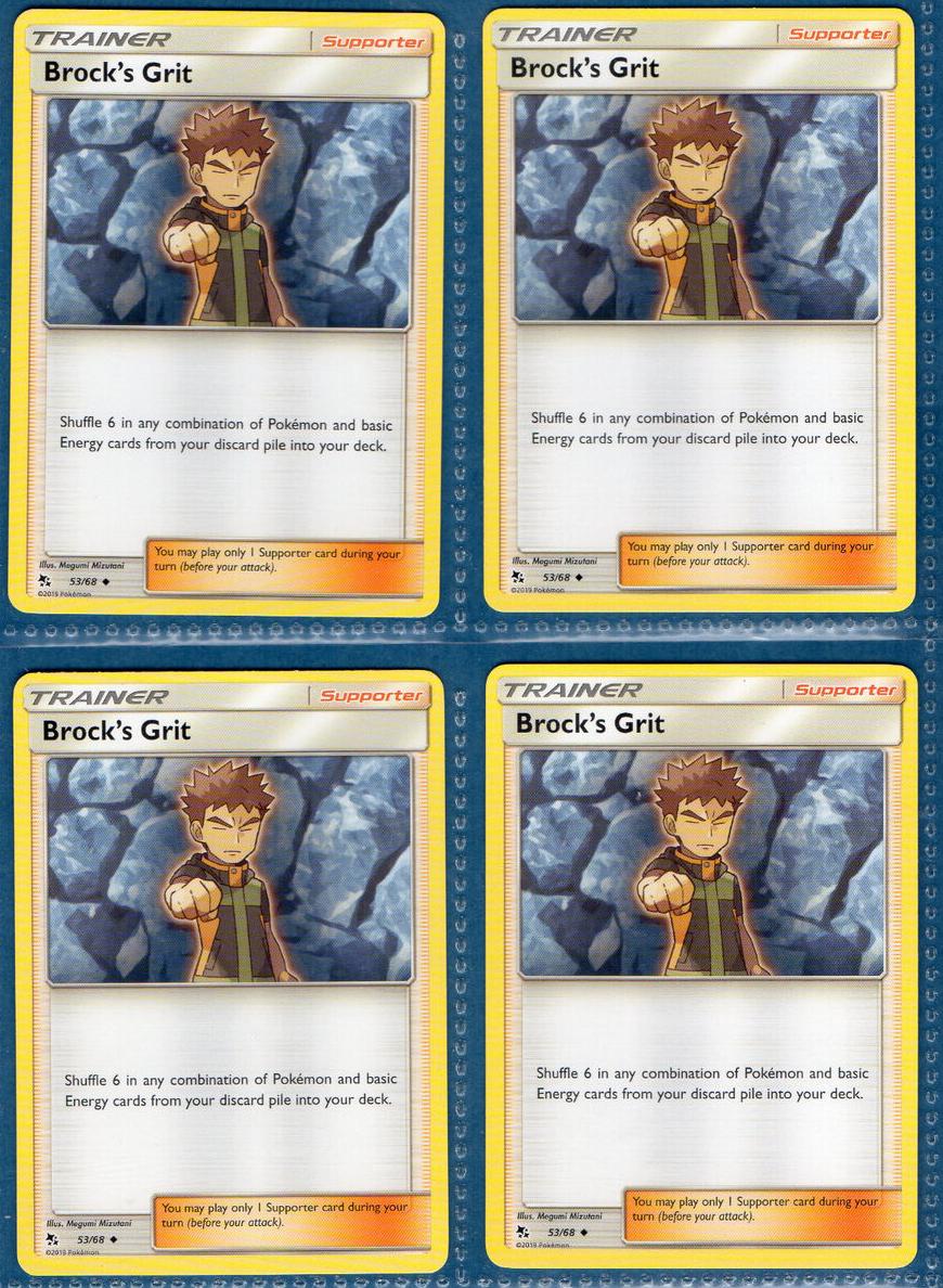 Brock's Grit 2019 Pokemon Sun & Moon Hidden Fates