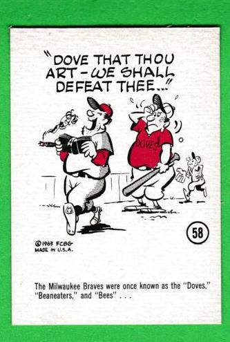 1963 Milwaukee Braves #58