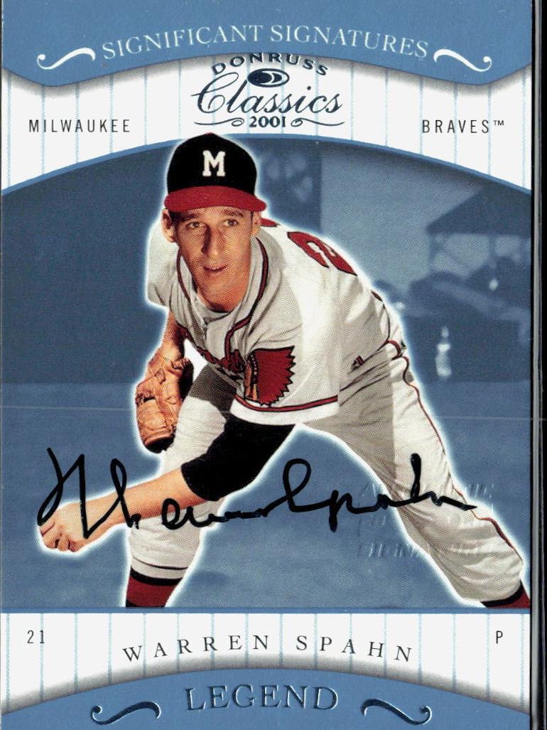 2001 Warren Spahn #174