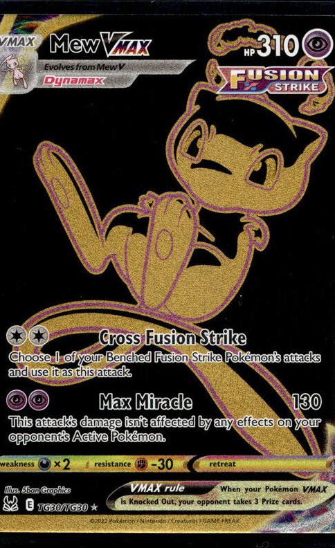 2022 Pokemon Lost Origin Full Art #TG30 Mew front