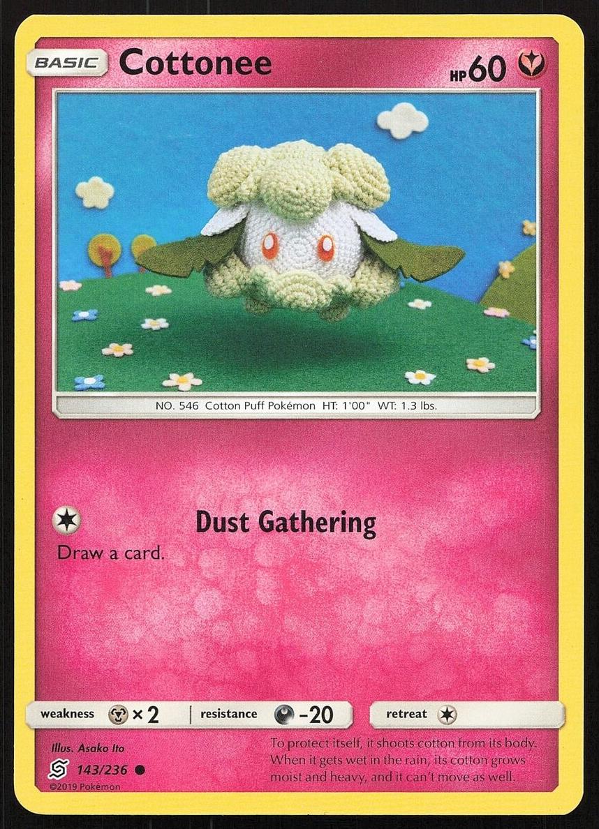 Cottonee 2019 Pokemon Sun & Moon Unified Minds