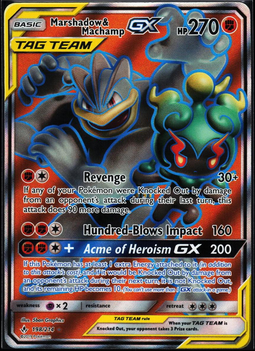 2019 Marshadow & Machamp #198