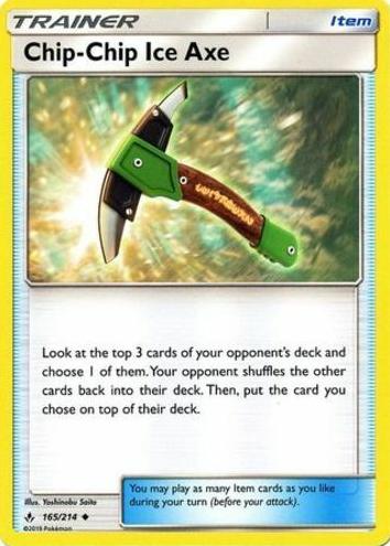 Chip-Chip Ice Axe 2019 Pokemon Sun & Moon Unbroken Bonds
