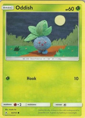 Oddish 2019 Pokemon Sun & Moon Unbroken Bonds