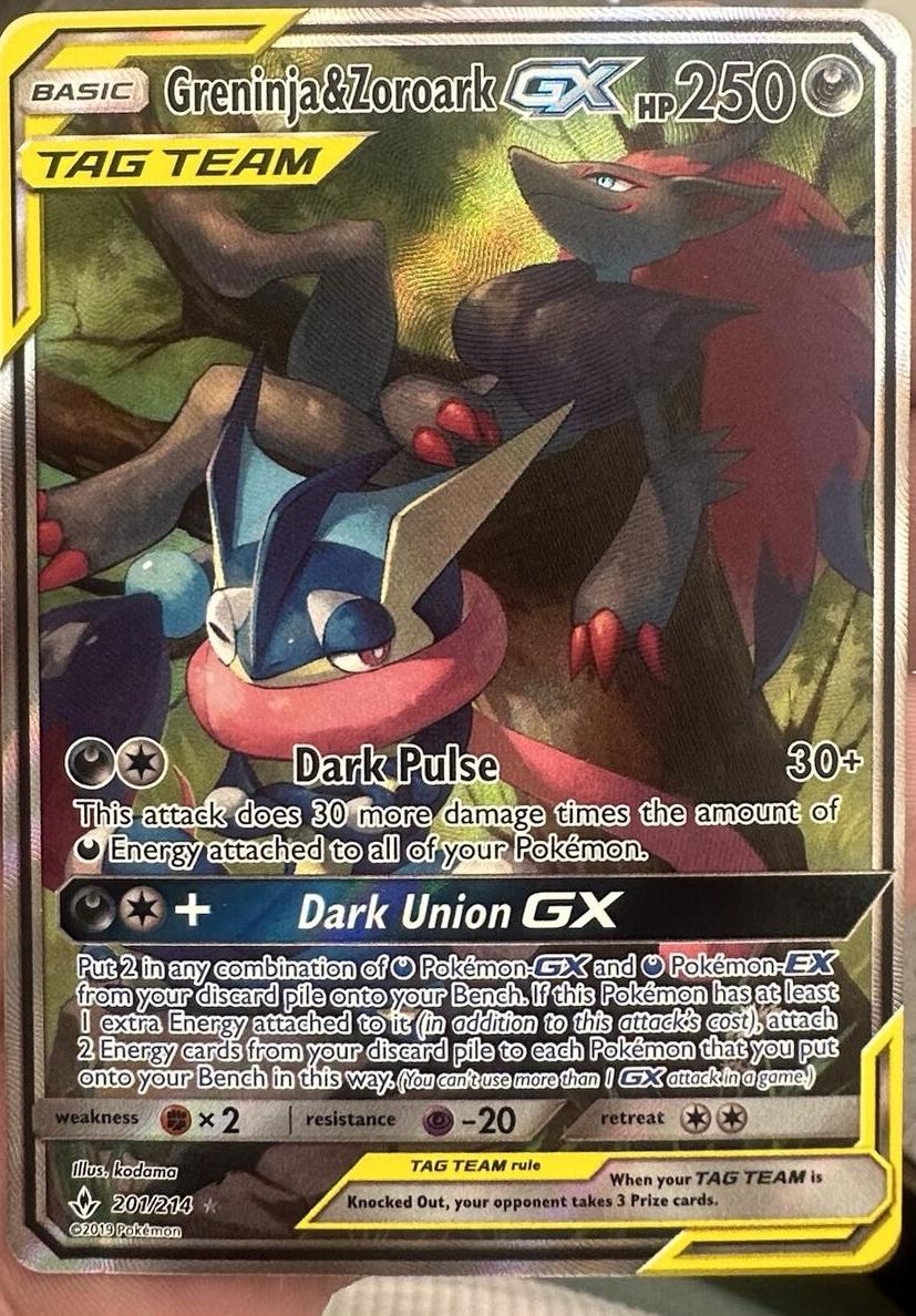 2019 Greninja & Zoroark #201