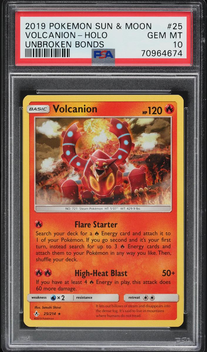 Volcanion 2019 Pokemon Sun & Moon Unbroken Bonds