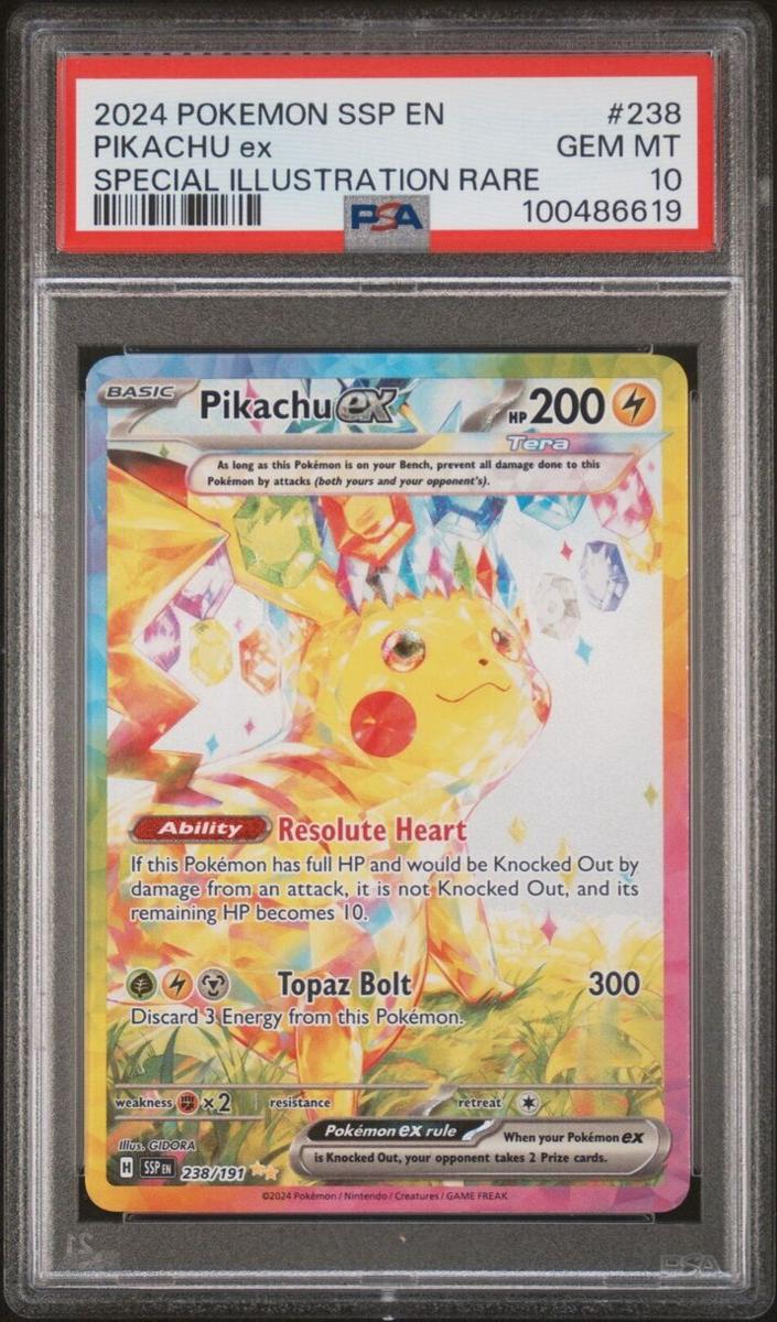 Pikachu EX 2024 Pokemon Scarlet & Violet Surging Sparks