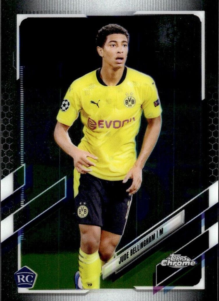 2020 Topps Chrome UEFA Champions League Jude Bellingham #68 card