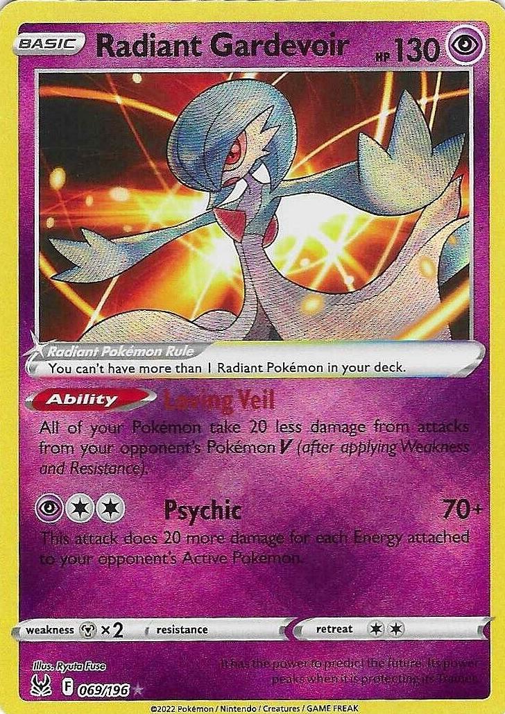 Radiant Gardevoir 2022 Pokemon Lost Origin