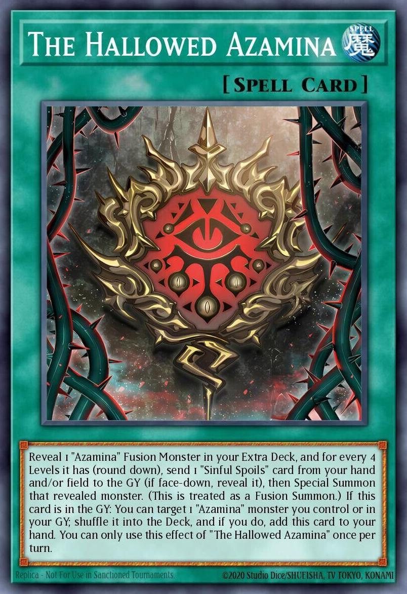 The Hallowed Azamina - 2024 Yu-Gi-Oh! Rage of the Abyss