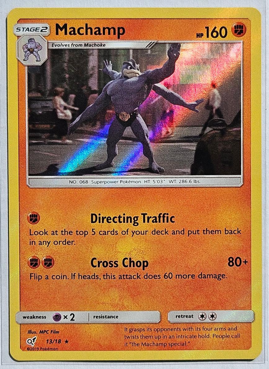 Machamp 2019 Pokemon Sun & Moon Detective Pikachu