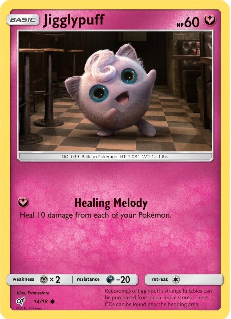 Jigglypuff 2019 Pokemon Sun & Moon Detective Pikachu