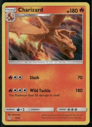 Charizard 2019 Pokemon Sun & Moon Detective Pikachu