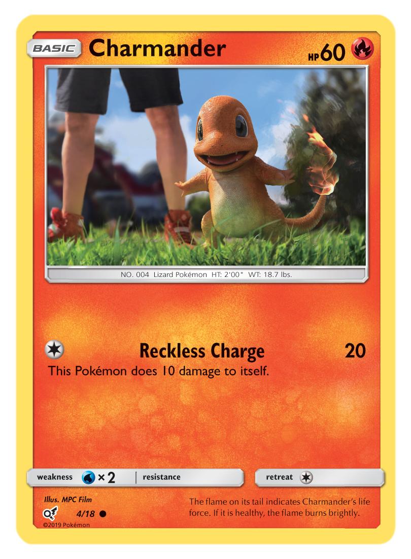 Charmander 2019 Pokemon Sun & Moon Detective Pikachu