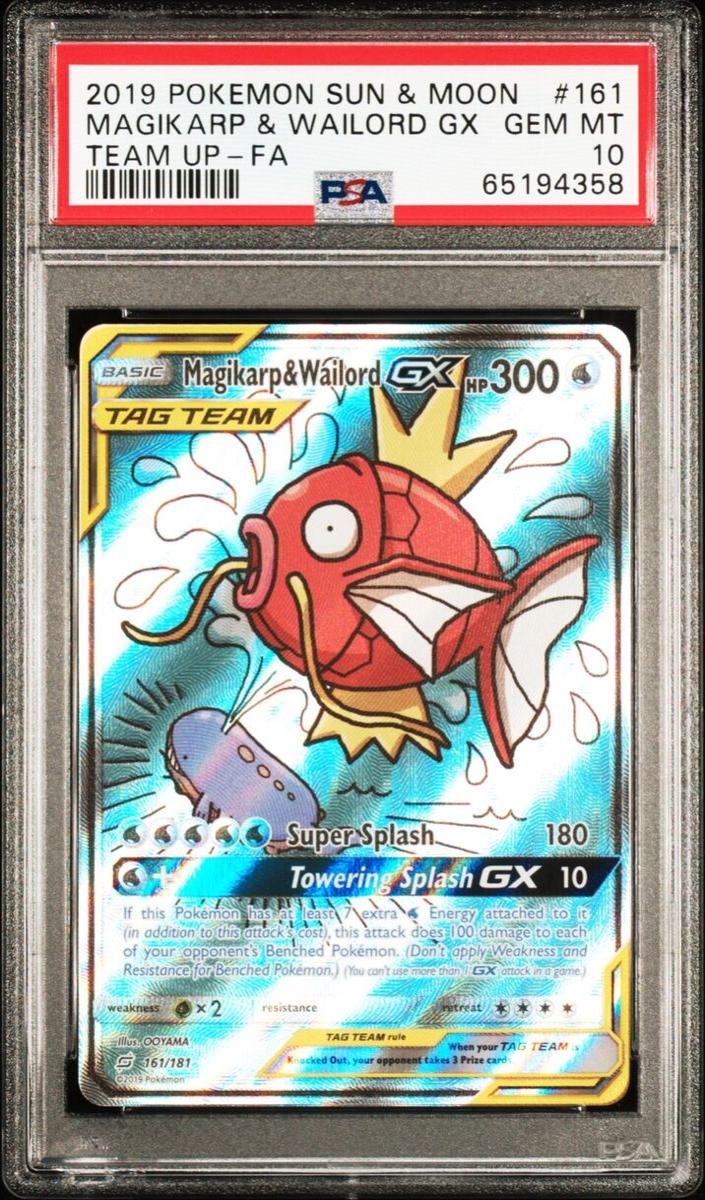 Magikarp & Wailord GX 2019 Pokemon Sun & Moon Team Up