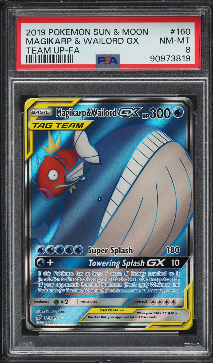 Magikarp & Wailord GX 2019 Pokemon Sun & Moon Team Up