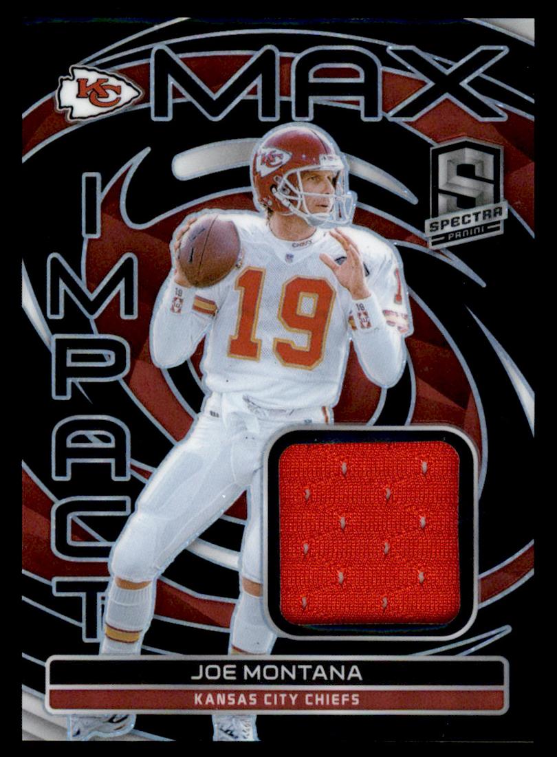 2023 Panini Spectra Joe Montana #MI-JMO card