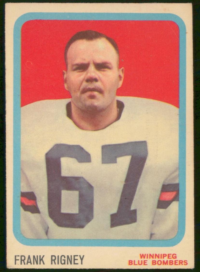 1963 Frank Rigney #84
