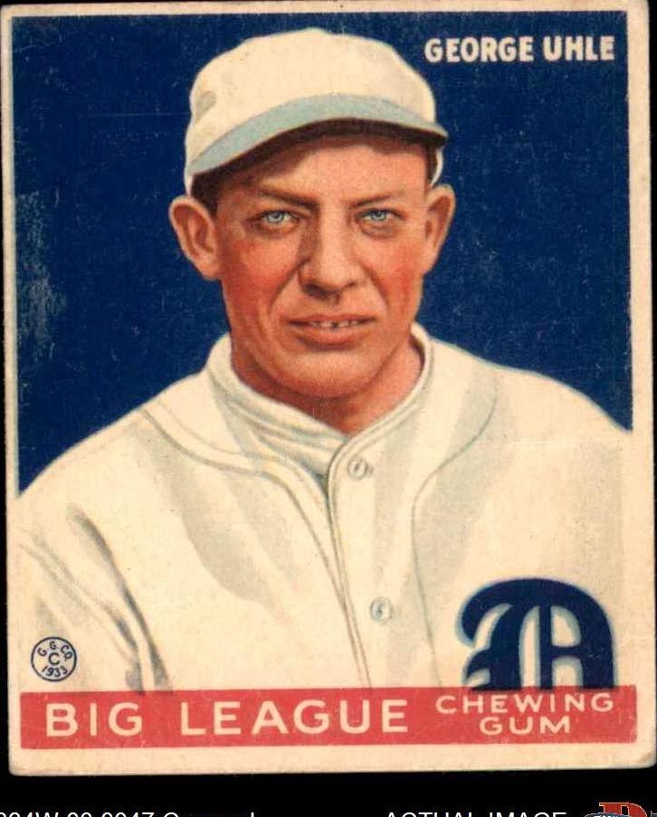 1934 George Uhle #22