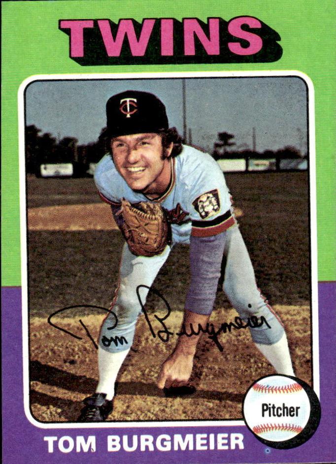 1975 Topps Tom Burgmeier #478 card