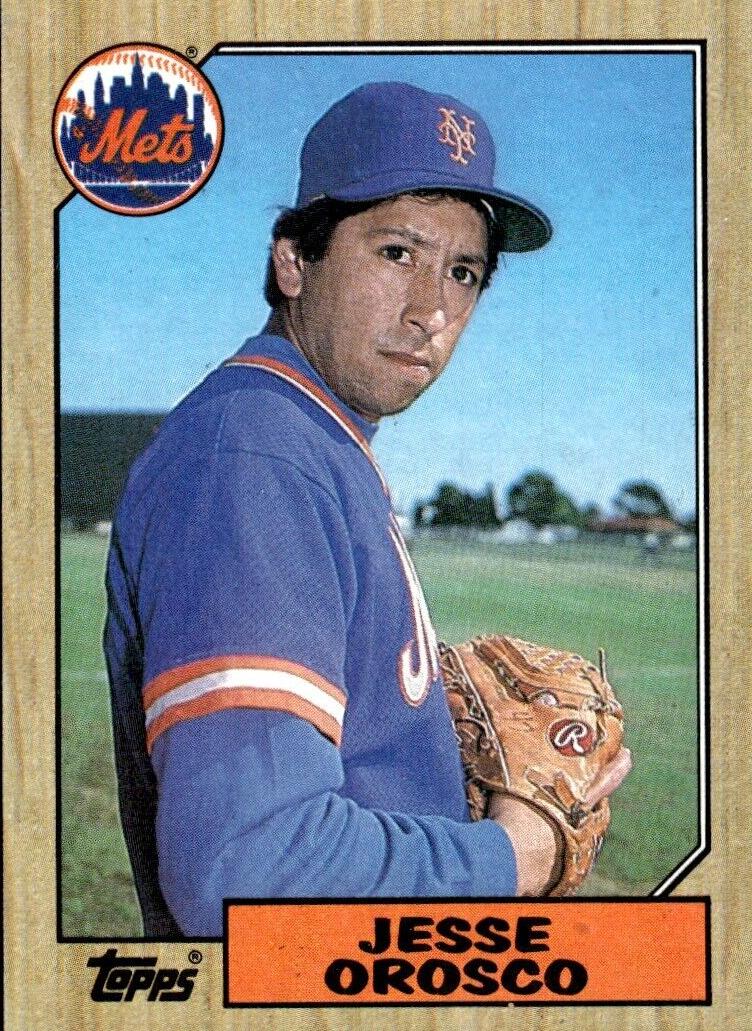Jesse Orosco 1987 Topps Baseball