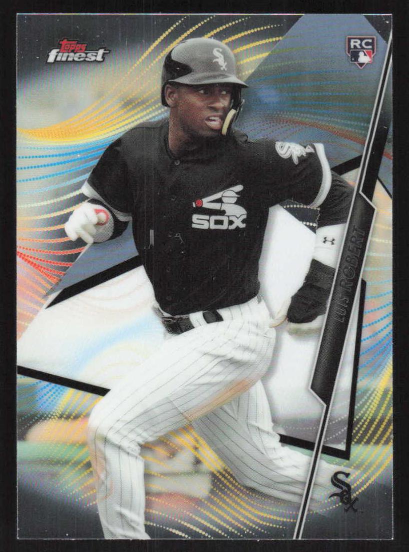 2020 Topps Finest Luis Robert [Purple Refractor] #97 card