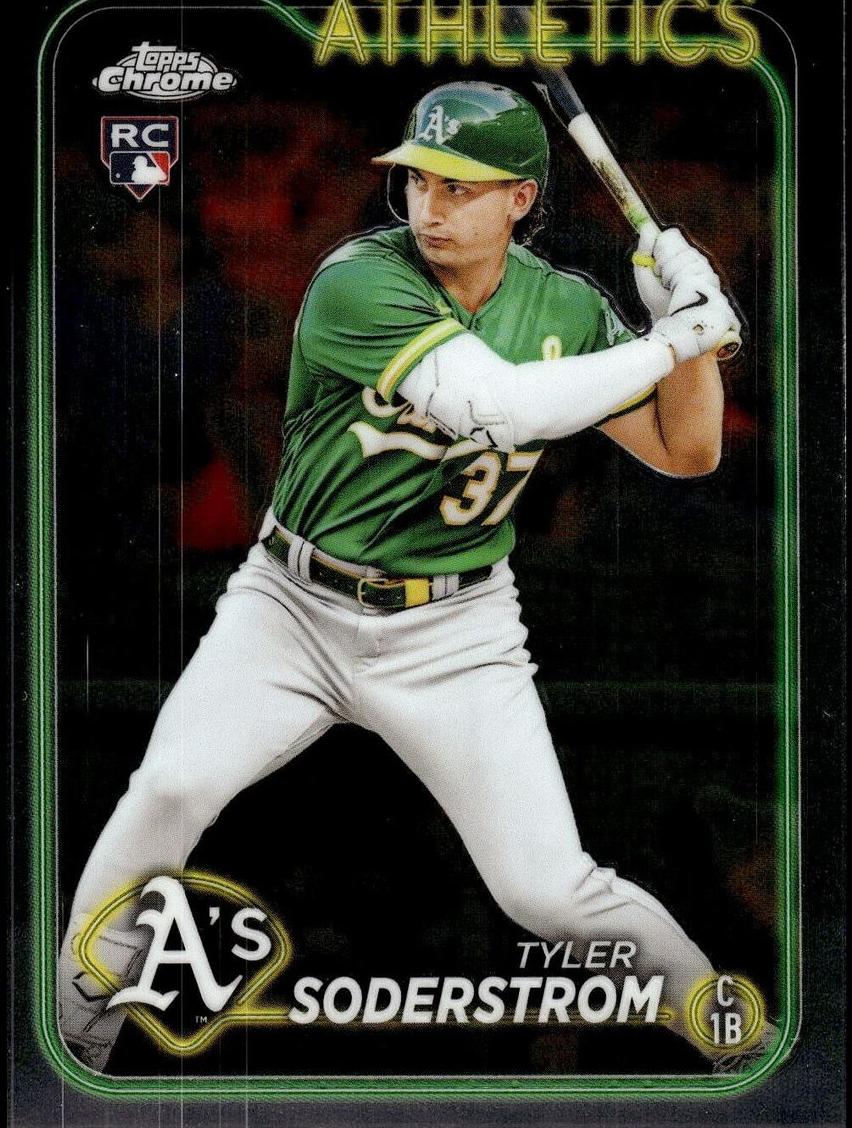 Tyler Soderstrom 2024 Topps Chrome Baseball card