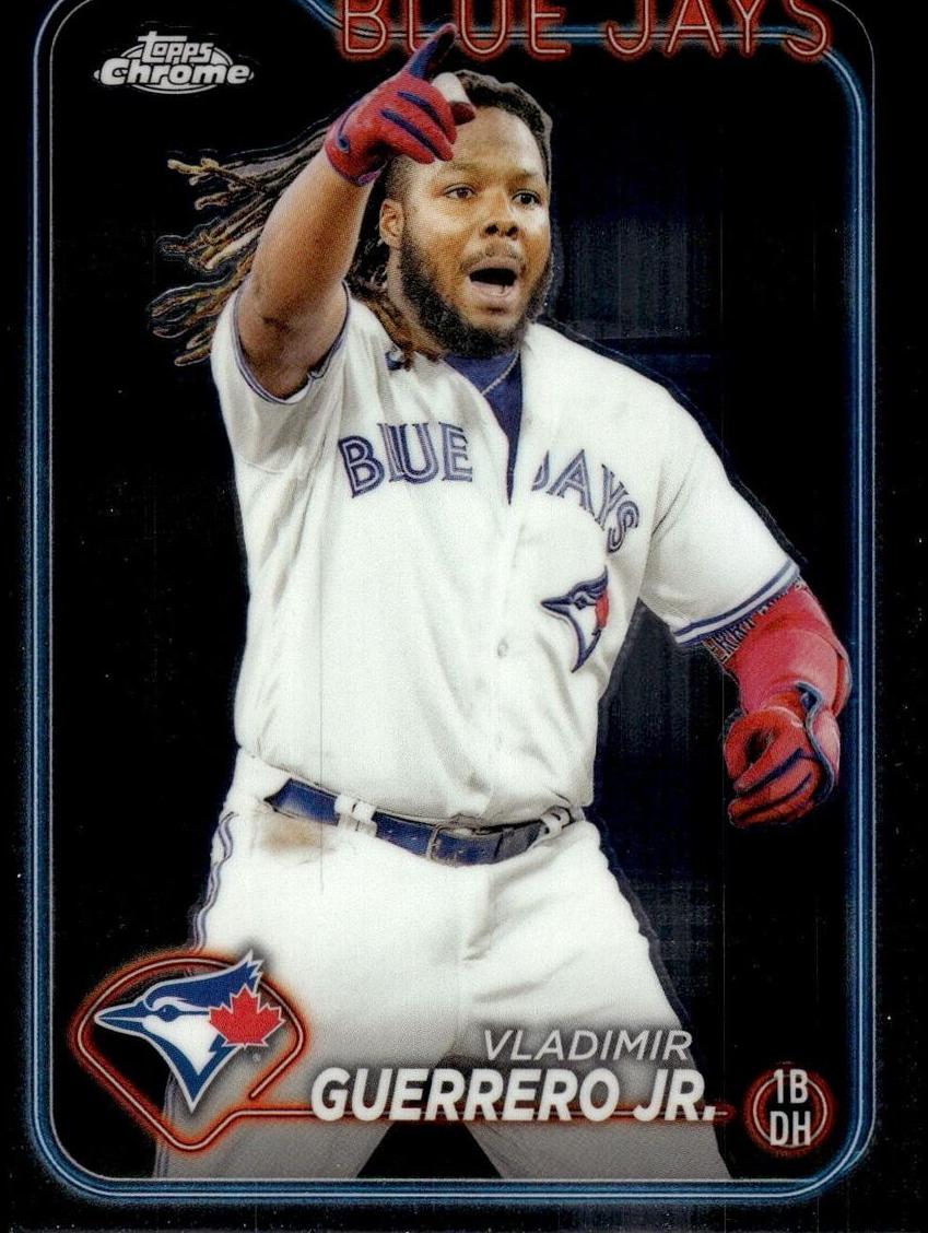 Vladimir Guerrero Jr. 2024 Topps Chrome Baseball card