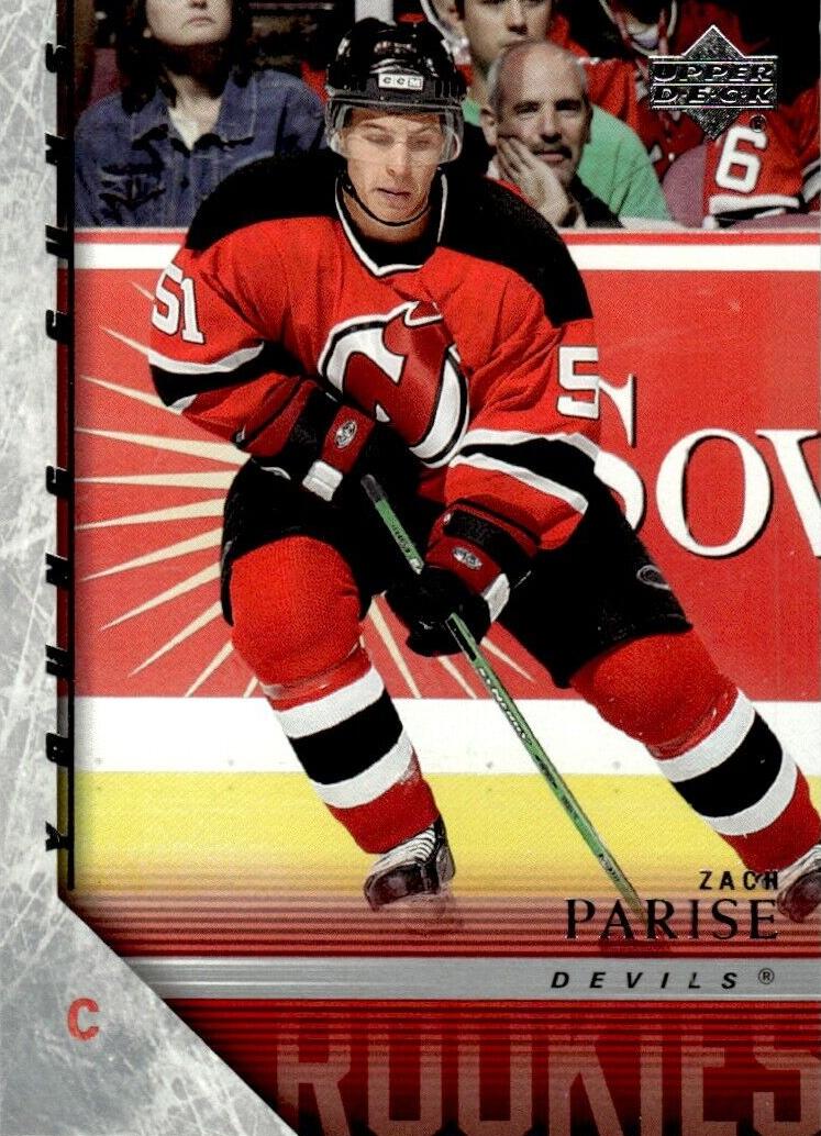 2005 Upper Deck Zach Parise #206 card