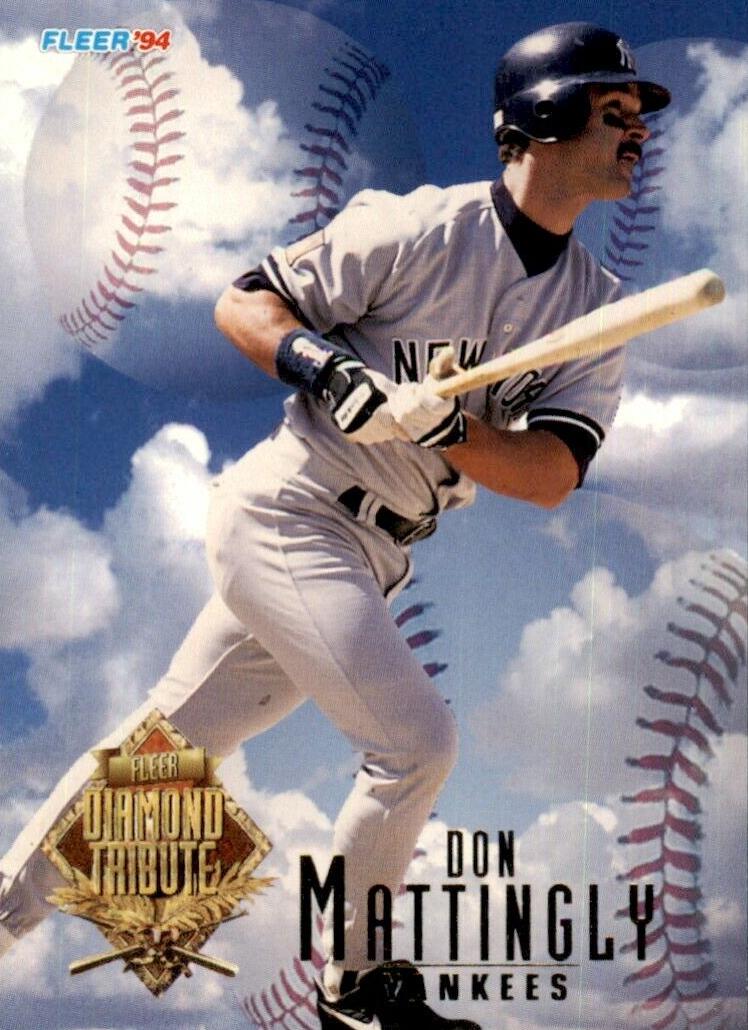 1994 Fleer Update Diamond Tribute Don Mattingly #6 card