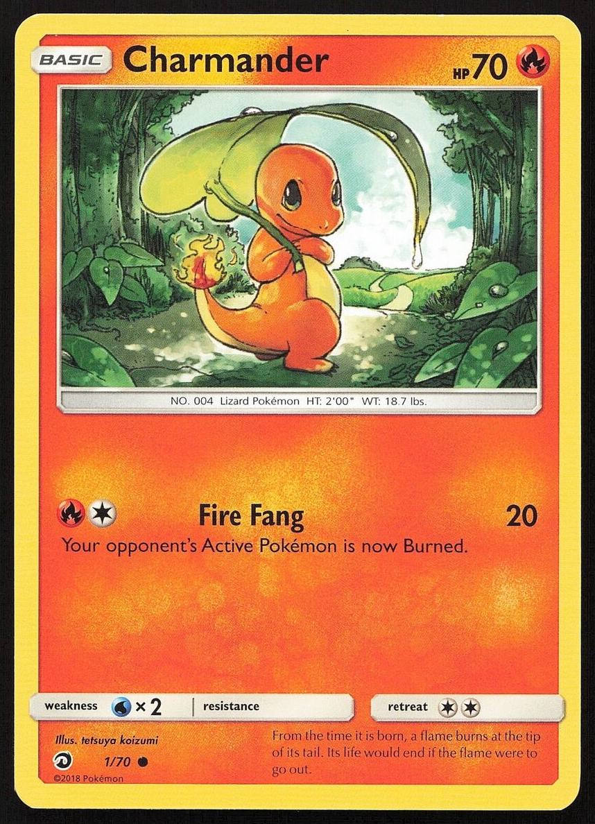 Charmander 2018 Pokemon Sun & Moon Dragon Majesty