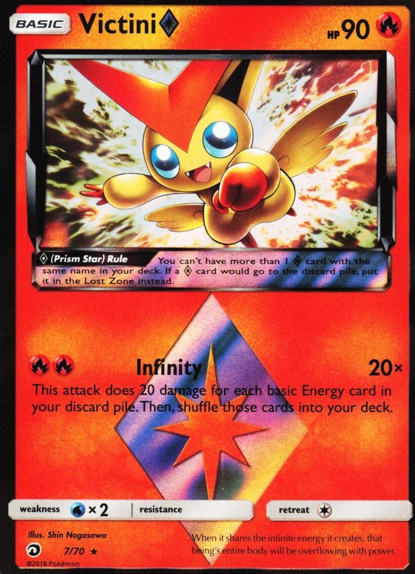 Victini Prism Star 2018 Pokemon Sun & Moon Dragon Majesty