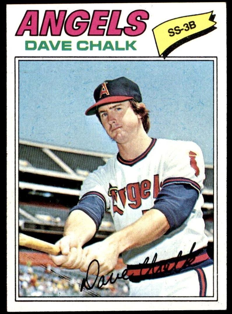 1977 Topps Dave Chalk #315 card